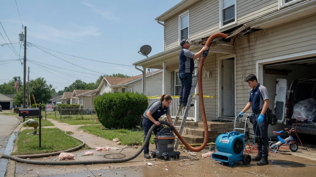 Water Damage Restoration in Baskin, LA near me